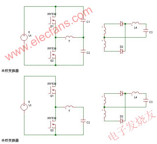 半橋變換器 www.zgszdi.cn