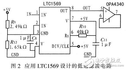 運(yùn)用LTC1569低通濾波連接器電路設(shè)計方案